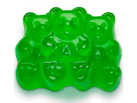 Green Apple Gummy Bears, Green Gummy Candy