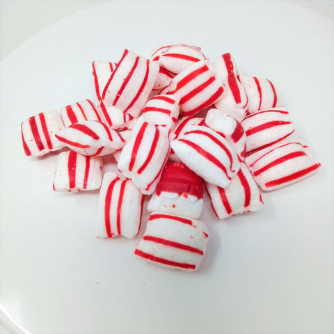 Soft Peppermint Puffs unwrapped mint candy