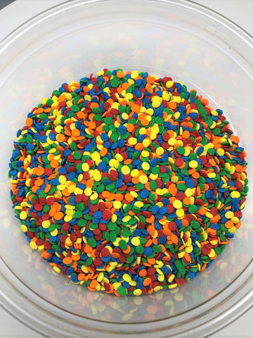 Bright Sequin Shapes Bakery Topping Sprinkles sequins 8 ounces