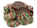 Christmas Nonpareils Dark Chocolate Candy Nonpariels 1 pound