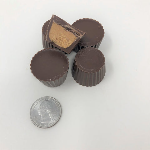 Gourmet Peanut Butter Cups Mini Milk Chocolate Candy 1 pound