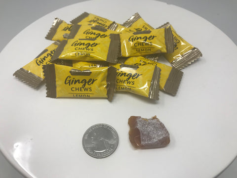 Bali's Best Ginger Chews Zesty Lemon ginger candy 1 pound