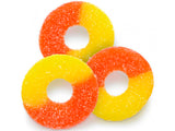 Gummi Peach Rings bulk gummy candy gummy rings