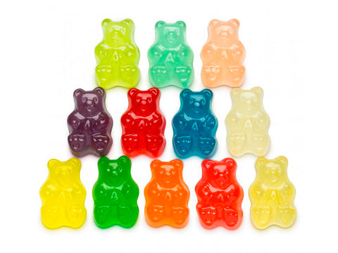 12 Flavor Gummy Bears, Bulk Gummy Bear Candy Assortment