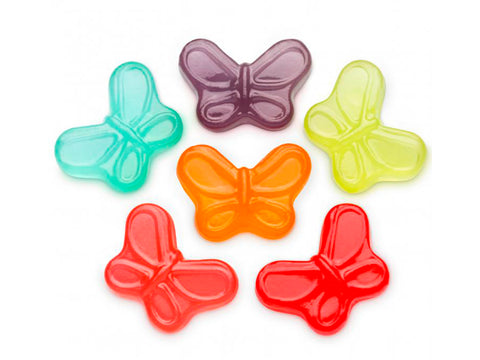 Mini Butterfly Gummies, Assorted Flavors and Colors