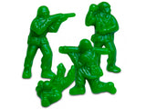 Gummy Army Men, Apple Flavor Green Gummy Candy