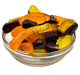 Gummi Worms Fall Mini Gummy Worms 100 Pieces per Pound | Halloween Candies