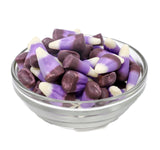 Candy Corn Blackberry Cobbler Flavor | Purple and White Colors | Fall Autumn Thanksgiving Seasonal Bulk Candies