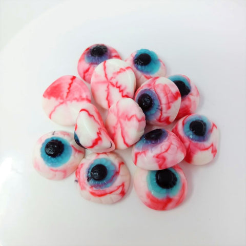 Gummy Eyeballs 50 Pieces per Pound | Halloween Candies | Bloodshot Eyeball