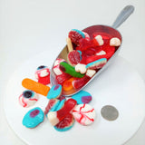 Gummy Body Parts 60 Pieces of Candy per Pound | Eyeballs Bones Brains Fingers