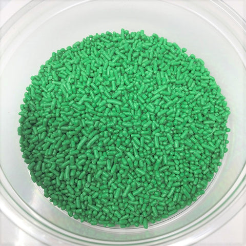 Sprinkles Green Light Green Jimmies Bakery Topping 8 ounces colored sprinkles