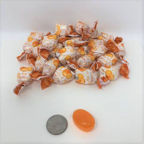 Arcor Orange Filled Fruit Bon Bons 2 pounds bulk orange hard candy