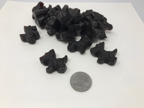 Black Licorice Scottie Dogs 1 pound licorice juju candy