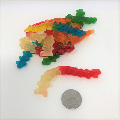 Gummi Centipedes Assorted Colors bulk gummy candy 4.4 pounds