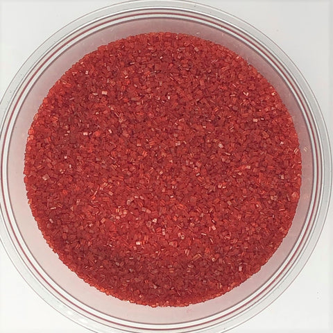 Sugar Gourmet Red  Bakery Topping Sprinkles colored sugar 1 pound
