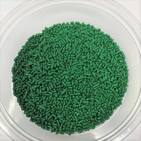 Sprinkles Green Dark Green Jimmies Bakery Topping 1 pound colored sprinkles