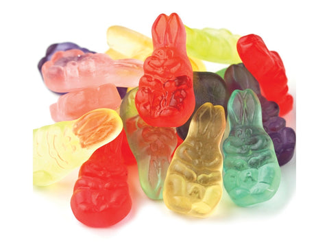 Gummi Bunnies Assorted Fruit Flavors bulk gummy candy