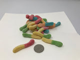 Sour Mini Neon Worms 4.5 pounds gummy neon worms gummi candy