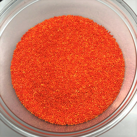 Nonpareils Orange Bakery Topping Sprinkles colored nonpareils 1 pound