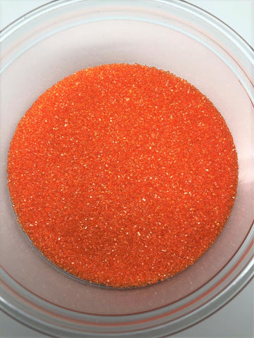 Sugar Sanding Orange Bakery Topping Sprinkles colored sugar 8 ounces