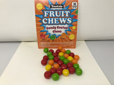 Tootsie Fruit Chews Candy Coated fruit tootsie rolls 2 pounds tootsie roll