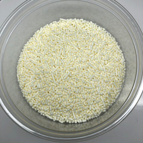 Sprinkles White Jimmies Bakery Topping 1 pound